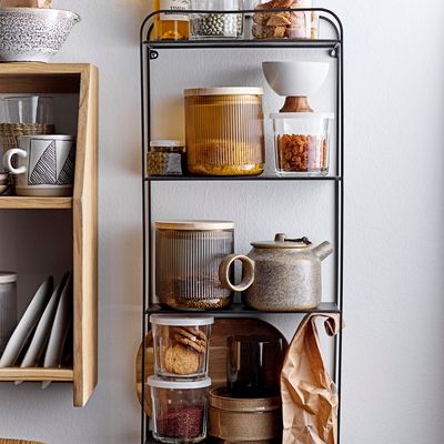 Etagères - Juan Tablette, Noir, Métal  - BLOOMINGVILLE MULTIBRAND HOUSE