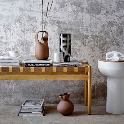 Vases - Vefa Vase, Noir, Terre cuite  - BLOOMINGVILLE MULTIBRAND HOUSE