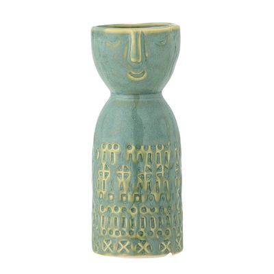 Vases - Embla Vase, Verte, Grès  - BLOOMINGVILLE MULTIBRAND HOUSE