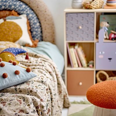 Coussins - Karla Coussin, Blue, Coton  - BLOOMINGVILLE MINI