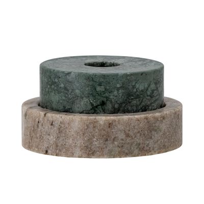 Bougeoirs et photophores - Dalin Photophore et bougeoir, Verte, Marbre - BLOOMINGVILLE MULTIBRAND HOUSE