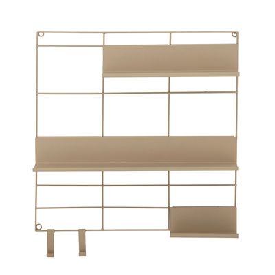 Shelves - Osca Shelf, Nature, Metal  - BLOOMINGVILLE MULTIBRAND HOUSE