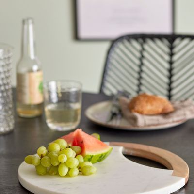 Ustensiles de cuisine - Daniela Planche à découper, Blanc, Marbre  - BLOOMINGVILLE MULTIBRAND HOUSE