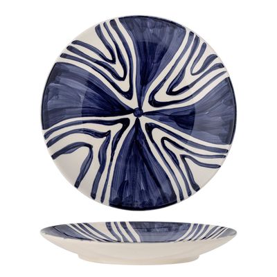 Everyday plates - Shama Plate, Blue, Stoneware  - BLOOMINGVILLE