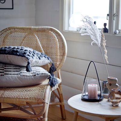 Cushions - Adiva Cushion, Grey, Cotton  - BLOOMINGVILLE MULTIBRAND HOUSE