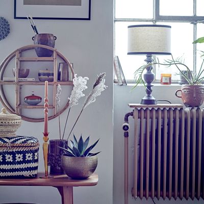 Paniers - Lar Panier avec couvercle, Noir, Bambou Set of 2 - BLOOMINGVILLE MULTIBRAND HOUSE