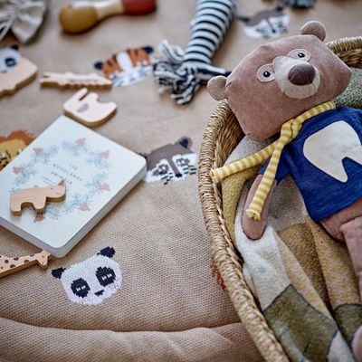 Accessoires pour puériculture - Miko Contre-plaqué, Marron, Coton OEKO-TEX®  - BLOOMINGVILLE MINI