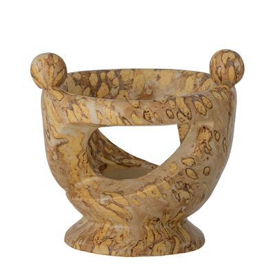 Candlesticks and candle holders - Melucca Votive, Nature, Stoneware  - BLOOMINGVILLE MULTIBRAND HOUSE