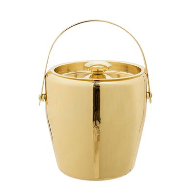 Wine accessories - Cocktail Ice Bucket, Gold, Stainless Steel  - BLOOMINGVILLE