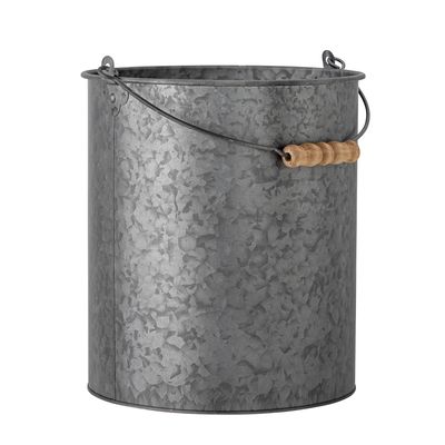 Flower pots - Dusan Bucket, Grey, Metal - BLOOMINGVILLE MULTIBRAND HOUSE