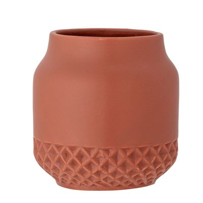 Flower pots - Holden Flowerpot, Red, Stoneware - BLOOMINGVILLE MULTIBRAND HOUSE