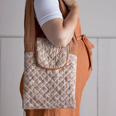 Childcare  accessories - Thanne Changing Mat, Brown, Cotton  - BLOOMINGVILLE MINI