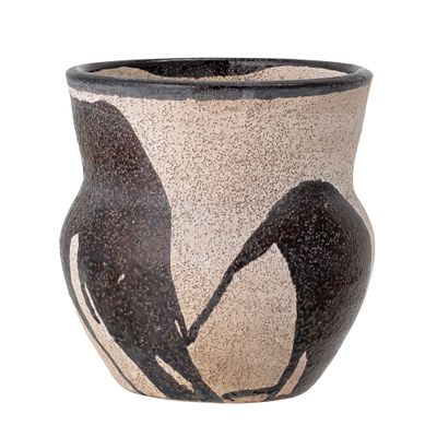 Pots de fleurs - Nala Pot de fleurs, Noir, Terre cuite - BLOOMINGVILLE MULTIBRAND HOUSE