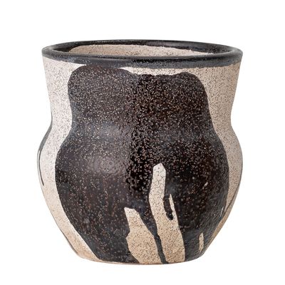 Flower pots - Nala Flowerpot, Black, Terracotta  - BLOOMINGVILLE MULTIBRAND HOUSE