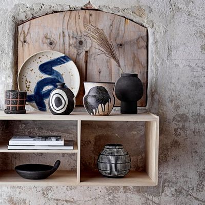 Flower pots - Nala Flowerpot, Black, Terracotta  - BLOOMINGVILLE MULTIBRAND HOUSE