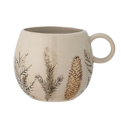 Mugs - Hollie Mug, Green, Stoneware  - BLOOMINGVILLE