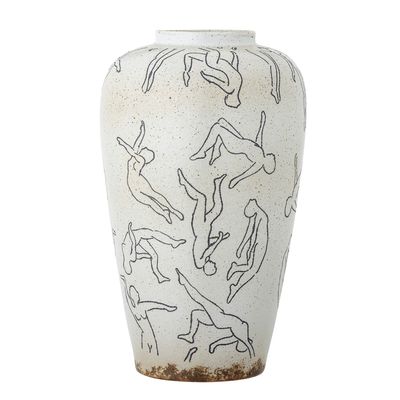 Vases - Adah Vase, Nature, Grès - BLOOMINGVILLE MULTIBRAND HOUSE