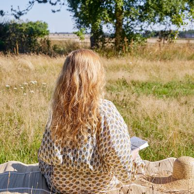 Office design and planning - Gamze Notebook, Blue, Suede  - BLOOMINGVILLE MULTIBRAND HOUSE