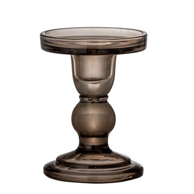 Bougeoirs et photophores - Joslyn Bougeoir, Gris, Verre - BLOOMINGVILLE MULTIBRAND HOUSE