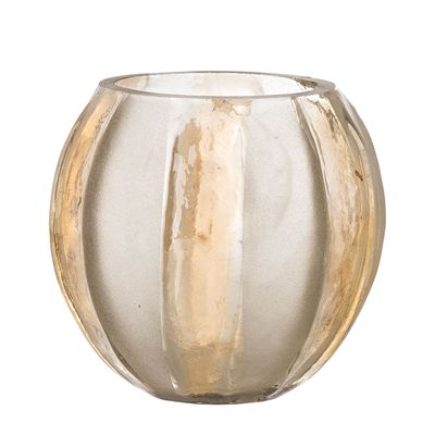 Bougeoirs et photophores - Felisia Photophore, Or, Verre recyclé - BLOOMINGVILLE MULTIBRAND HOUSE