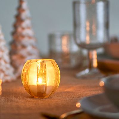 Candlesticks and candle holders - Felisia Votive, Gold, Recycled Glass  - BLOOMINGVILLE MULTIBRAND HOUSE