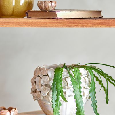 Pots de fleurs - Coral Pot de fleurs, Nature, Grès  - CREATIVE COLLECTION