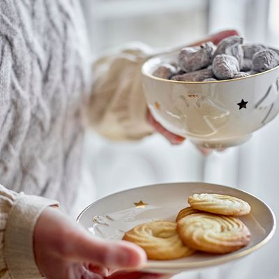 Bowls - Starry Bowl, White, Stoneware  - BLOOMINGVILLE MULTIBRAND HOUSE