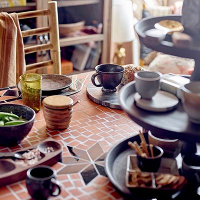 Tasses et mugs - Linne Tasse, Laiton, Grès  - CREATIVE COLLECTION