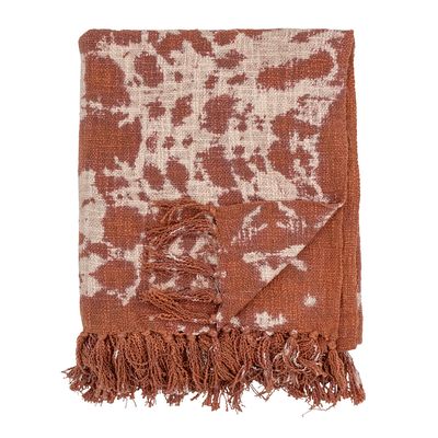 Plaids - Giuseppa Plaid, Marron, Coton - CREATIVE COLLECTION