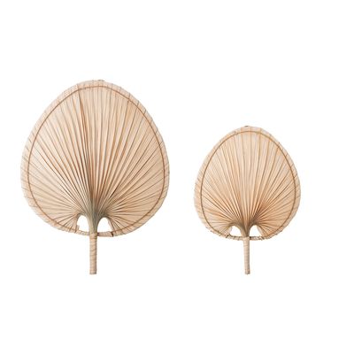 Autres décorations murales - Oumou Déco murale, Nature, Palm Leaf Set of 2 - BLOOMINGVILLE MULTIBRAND HOUSE