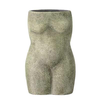 Vases - Emeli Vase déco, Verte, Terre cuite - BLOOMINGVILLE MULTIBRAND HOUSE