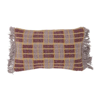 Cushions - Mody Cushion, Red, Recycled Cotton - BLOOMINGVILLE MULTIBRAND HOUSE