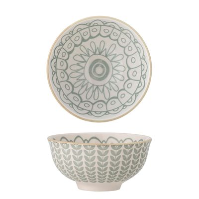 Bowls - Maple Bowl, Blue, Stoneware - CREATIVE COLLECTION