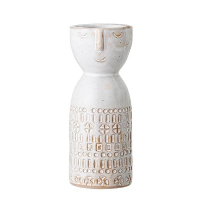 Vases - Embla Vase, Blanc, Grès - BLOOMINGVILLE MULTIBRAND HOUSE