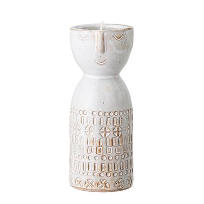 Vases - Embla Vase, Blanc, Grès  - BLOOMINGVILLE MULTIBRAND HOUSE
