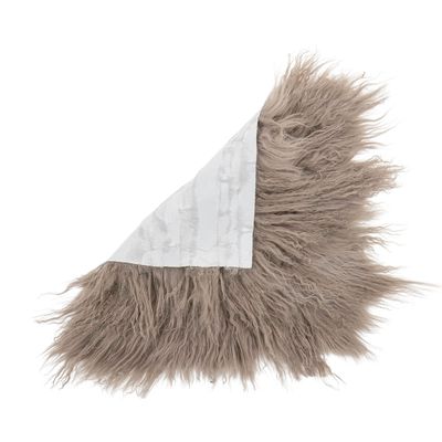 Fabrics - Hilma Seat Pad, Grey, Lambskin Tibetian  - BLOOMINGVILLE MULTIBRAND HOUSE