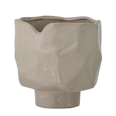 Pots de fleurs - Sella Pot de fleurs, Gris, Grès - BLOOMINGVILLE MULTIBRAND HOUSE