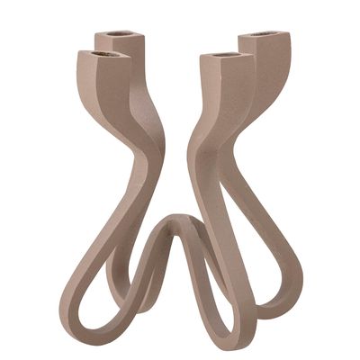 Bougeoirs et photophores - Kir Bougeoir, Marron, Aluminium - BLOOMINGVILLE MULTIBRAND HOUSE