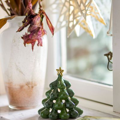 Candlesticks and candle holders - Elof Votive, Green, Stoneware  - BLOOMINGVILLE MULTIBRAND HOUSE