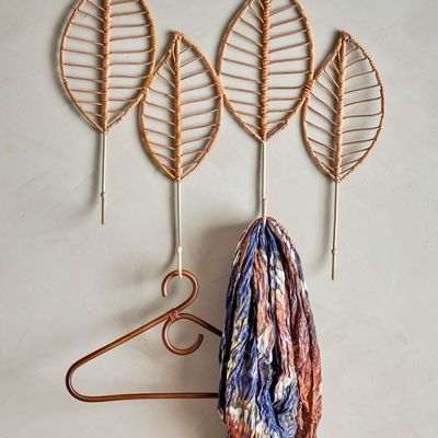 Accessoires à fixer - Neta Porte-manteaux, Nature, Rotin  - BLOOMINGVILLE MULTIBRAND HOUSE