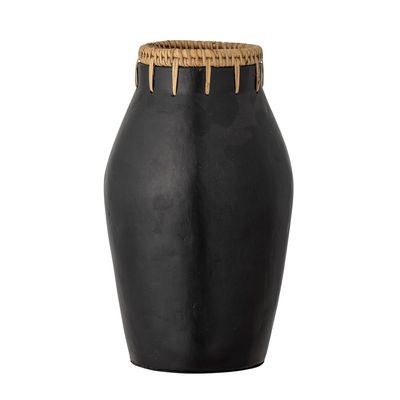 Vases - Dixon Deco Vase, Black, Terracotta - BLOOMINGVILLE MULTIBRAND HOUSE