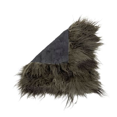 Fabrics - Hilma Seat Pad, Green, Lambskin Tibetian  - BLOOMINGVILLE MULTIBRAND HOUSE