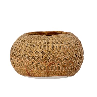 Flower pots - Zally Flowerpot, Brown, Stoneware - CREATIVE COLLECTION