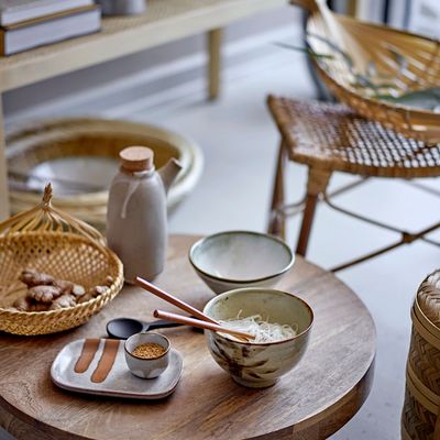 Bowls - Masami Bowl, White, Stoneware Set of 2 - BLOOMINGVILLE MULTIBRAND HOUSE