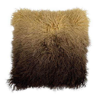 Coussins - Pansy Coussin, Marron, Lambskin Tibetian - BLOOMINGVILLE MULTIBRAND HOUSE