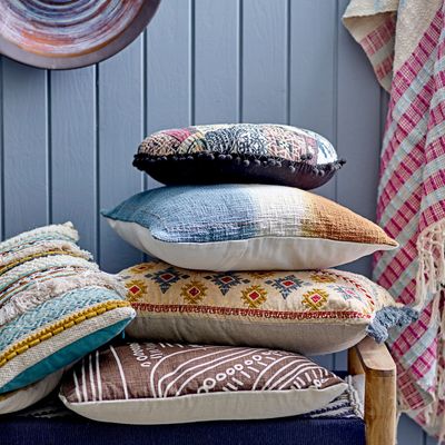 Coussins - Maku Coussin, Marron, Coton  - CREATIVE COLLECTION