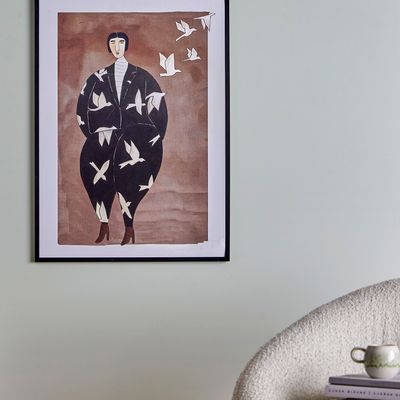 Other wall decoration - Bologna Illustration w/ Frame, Black, Pine  - BLOOMINGVILLE MULTIBRAND HOUSE