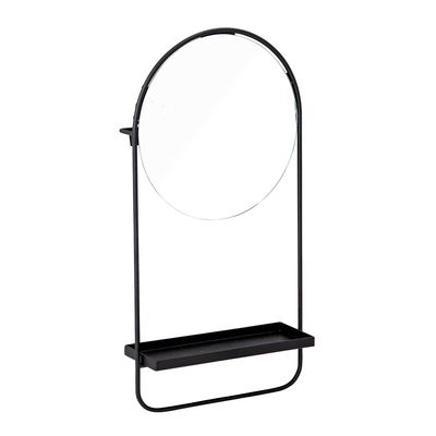 Miroirs - Niemi Miroir mural, Noir, Verre  - BLOOMINGVILLE MULTIBRAND HOUSE