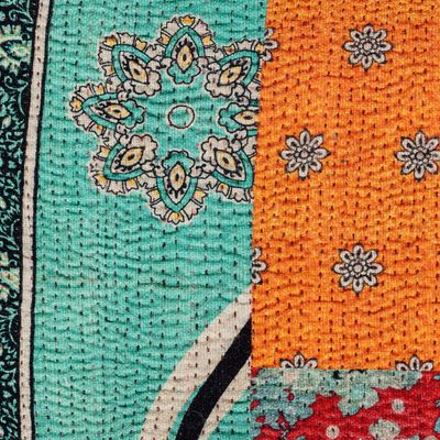 Cushions - Jasser Cushion, Blue, Cotton  - BLOOMINGVILLE MULTIBRAND HOUSE