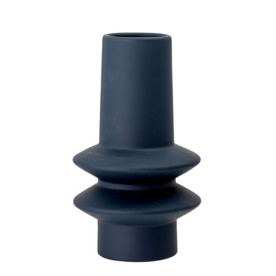 Vases - Isold Vase, Blue, Stoneware - BLOOMINGVILLE MULTIBRAND HOUSE